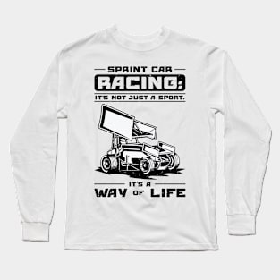 Sprint Car Dirt Track Racing Long Sleeve T-Shirt